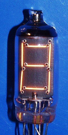 IV-16 (ИВ-16) (Reflector/ Sovtec) Numitron Röhre- Numitron Tube